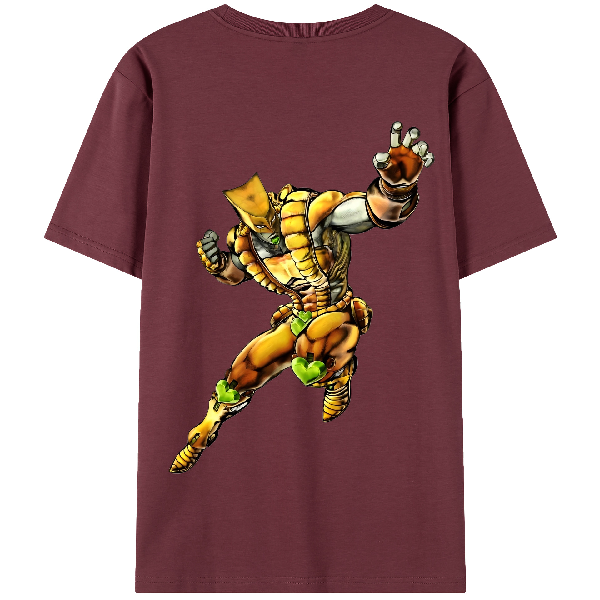 （画像用） ジョジョの奇妙な冒険 ディオ?ブランドー JoJo's Bizarre Adventure Dio Brando 綿100％半袖Tシャツ（背面プリント）